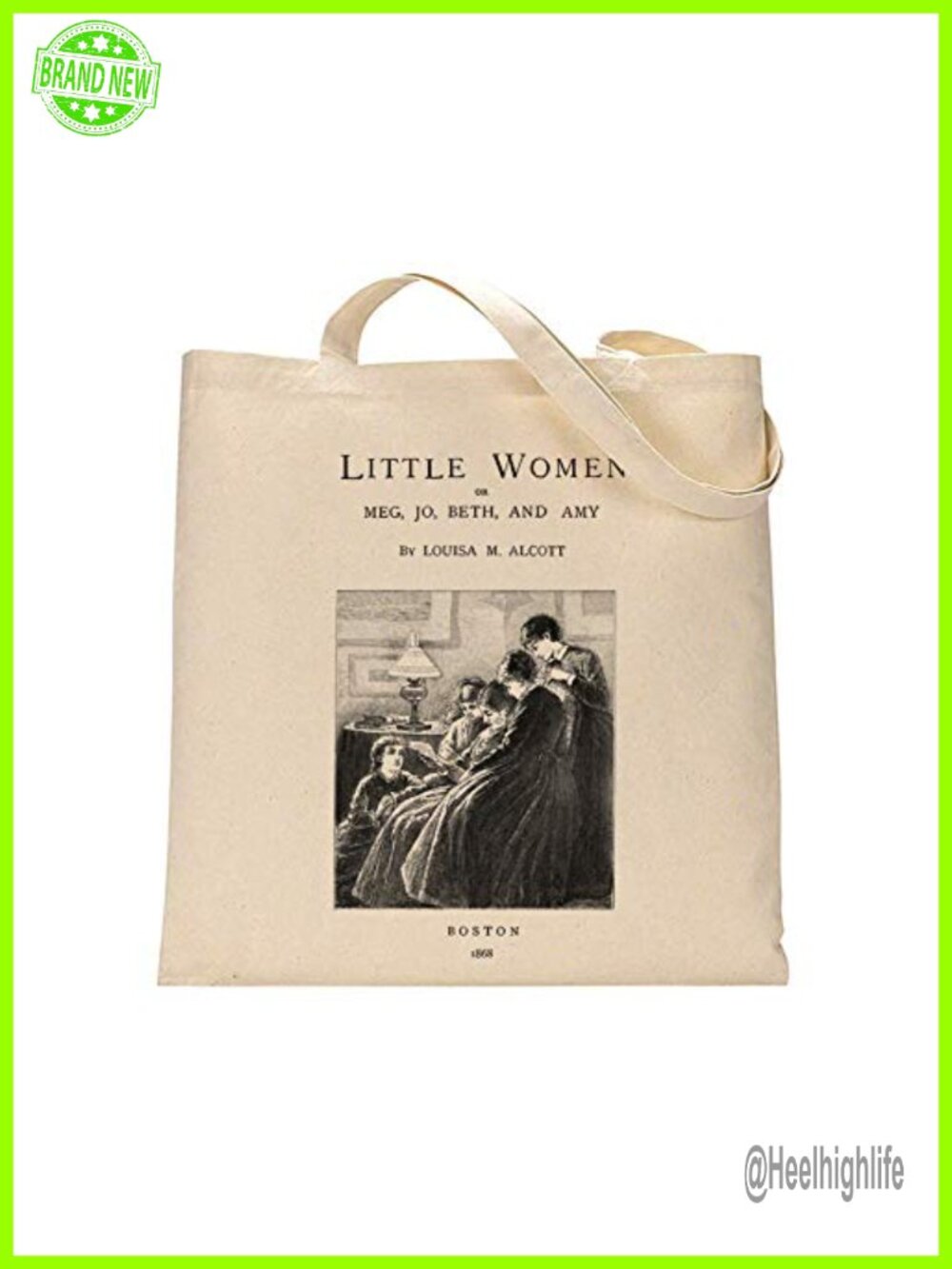 Literary Tote Bag Bookish Canvas Market Bag Handbag Book Design Library Tote